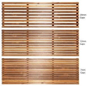 Our Venetian fence panels and Cedar fence panels are now available with 3 gap sizes. Our trade customers requested more flexibility in the sizing and we listened! 
You can mix and match these panels too so the bottom of the fence is more private and the top is more open. 
Which do you prefer 🤔 let us know! #venetianfencing  #landscapingdesign #gardening #gardenlife #gardendesign #gardeningtrends #landscaping #planting #landscaper #landscapersofinstagram