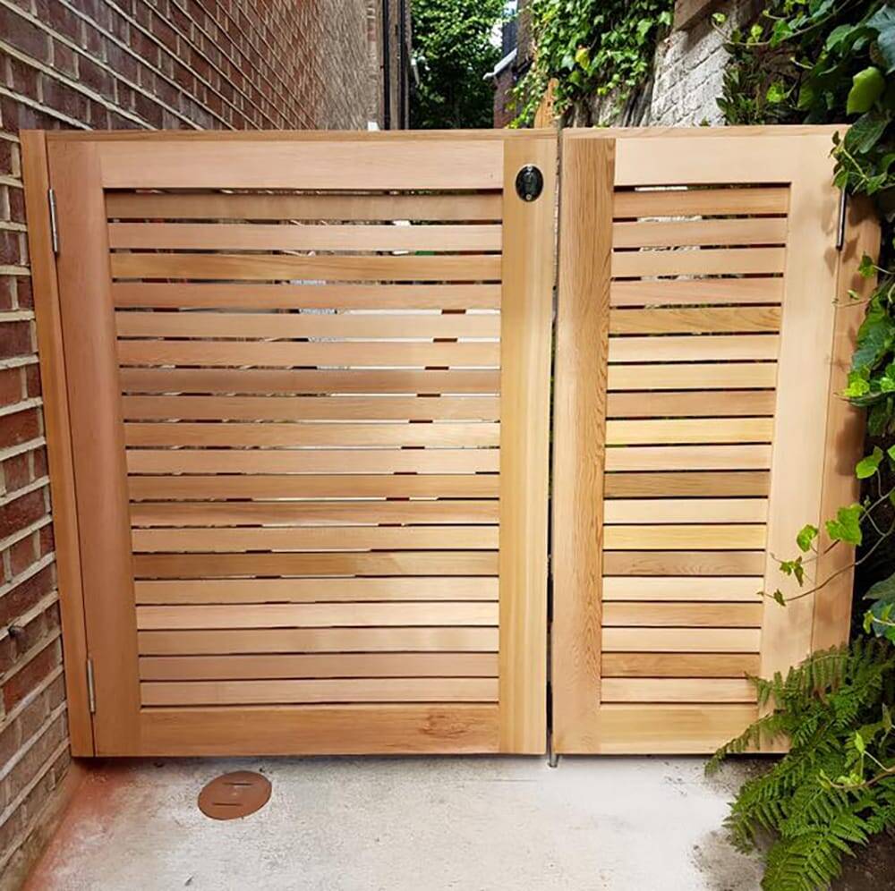 double set of Cedar Gates