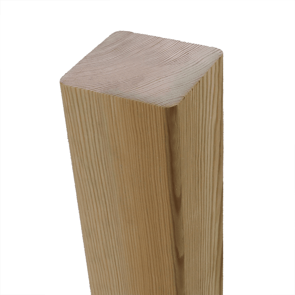 Scandinavian Tanalised Redwood Flat Top Fence Post